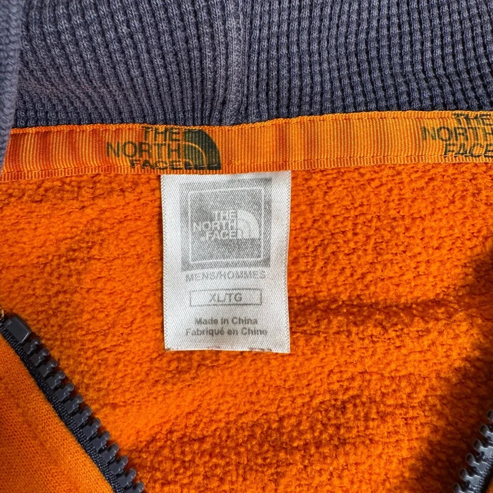 The North Face Trans-Antarctica Expedition 1990 Full Zip Hoodie Mens XL Orange